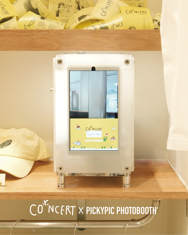 CORNCERT x PICKYPIC 포토부스 렌탈 이미지 1