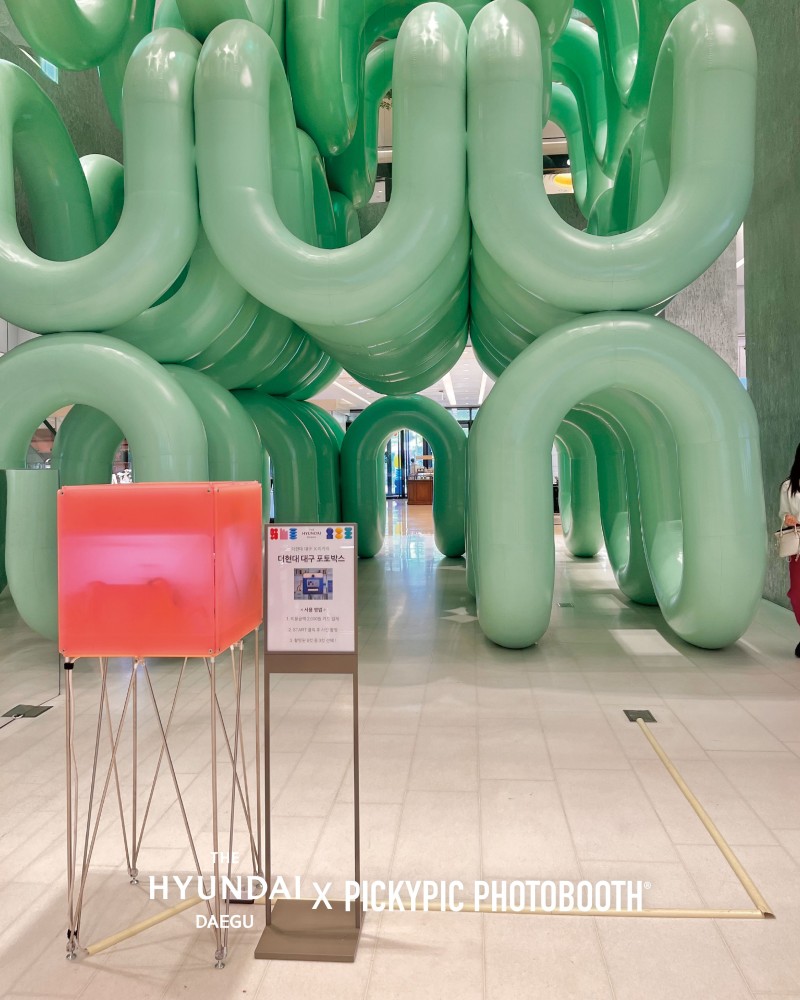 THE HYUNDAI DAEGU x PICKYPIC 포토부스 렌탈 이미지 1