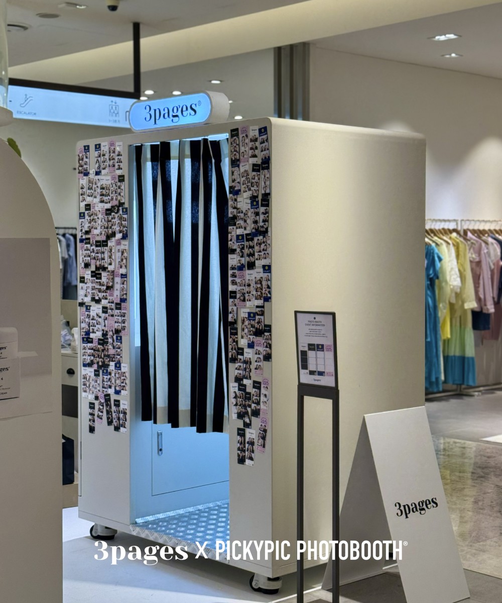 3PAGES x PICKYPIC | 포토부스 렌탈